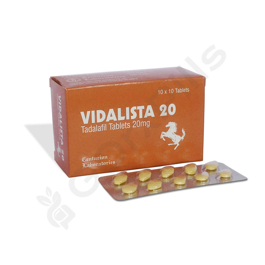 Buy Vidalista 20 mg (Tadalafil) | Uses | Reviews | 20% Off