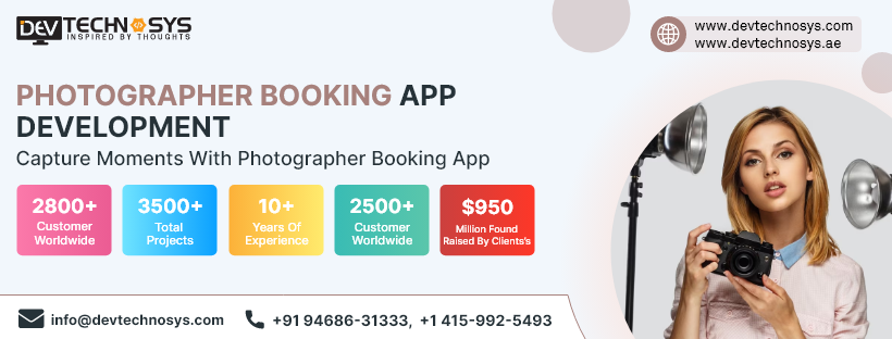 Photographer Booking App Development Solutions