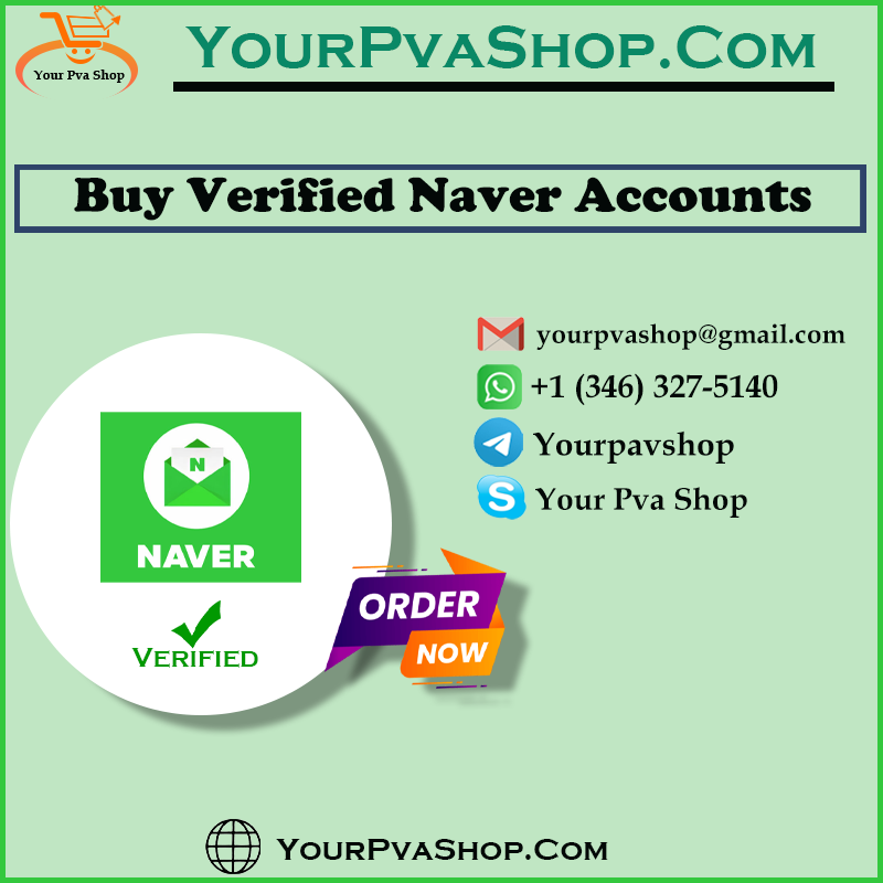 Buy Naver Accounts From YourPvaShop With Fully Verified