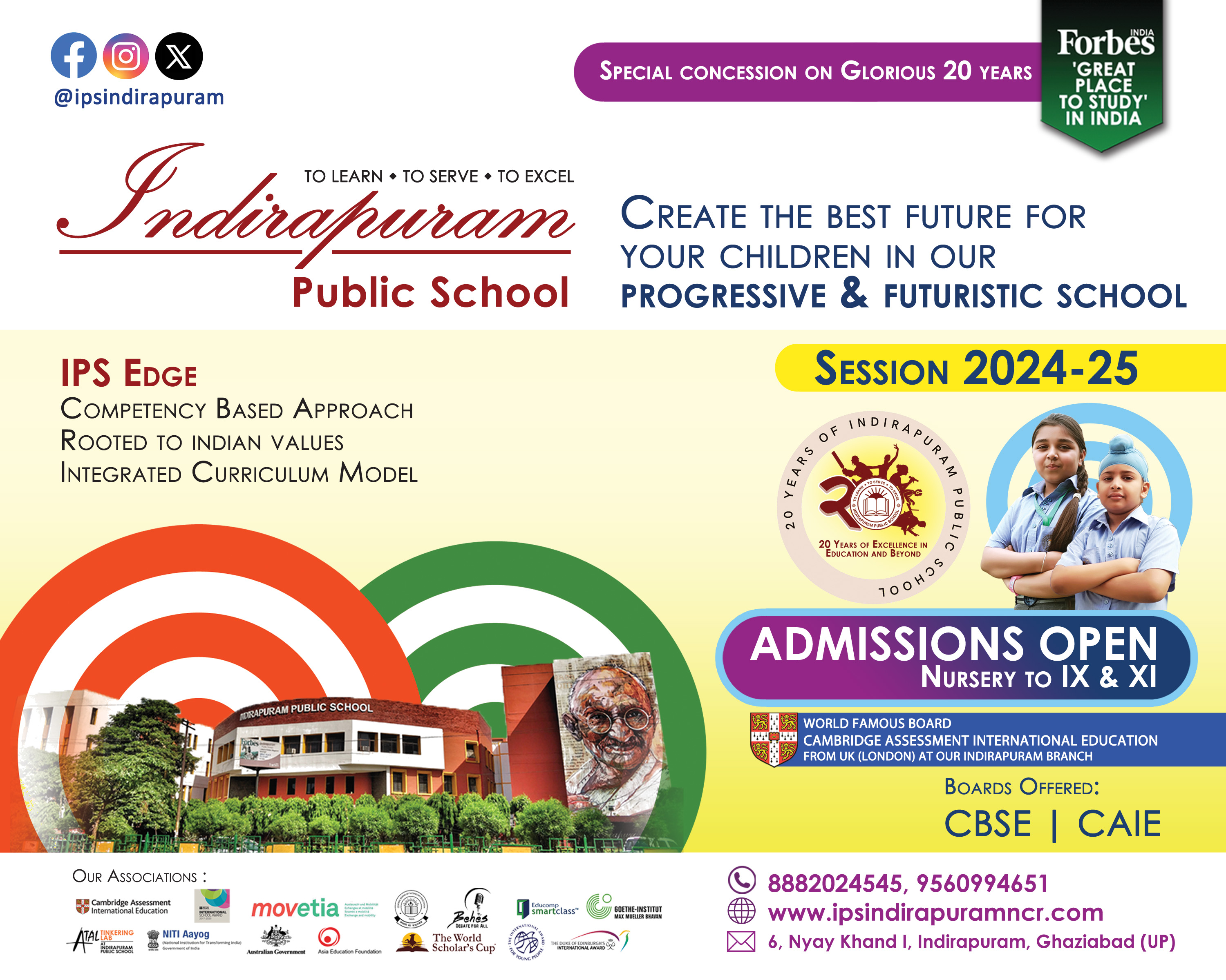 International Schools in Ghaziabad UP, NCR - IPS Indirapuram