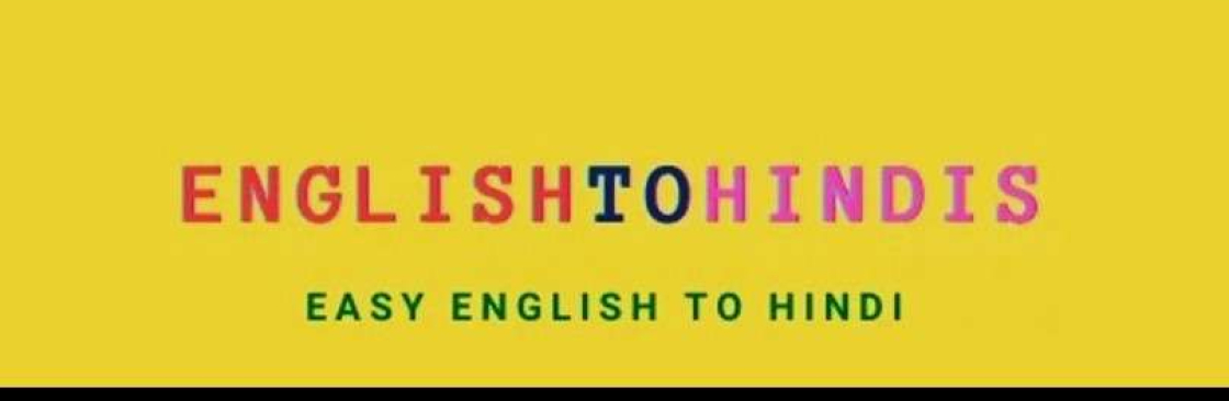 Englishto Hindis Cover Image