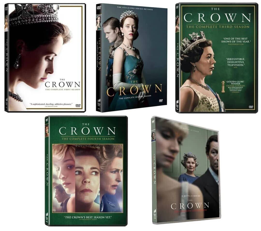 The Crown: Complete Series Seasons 1-5 (DVD) - dvdchimp