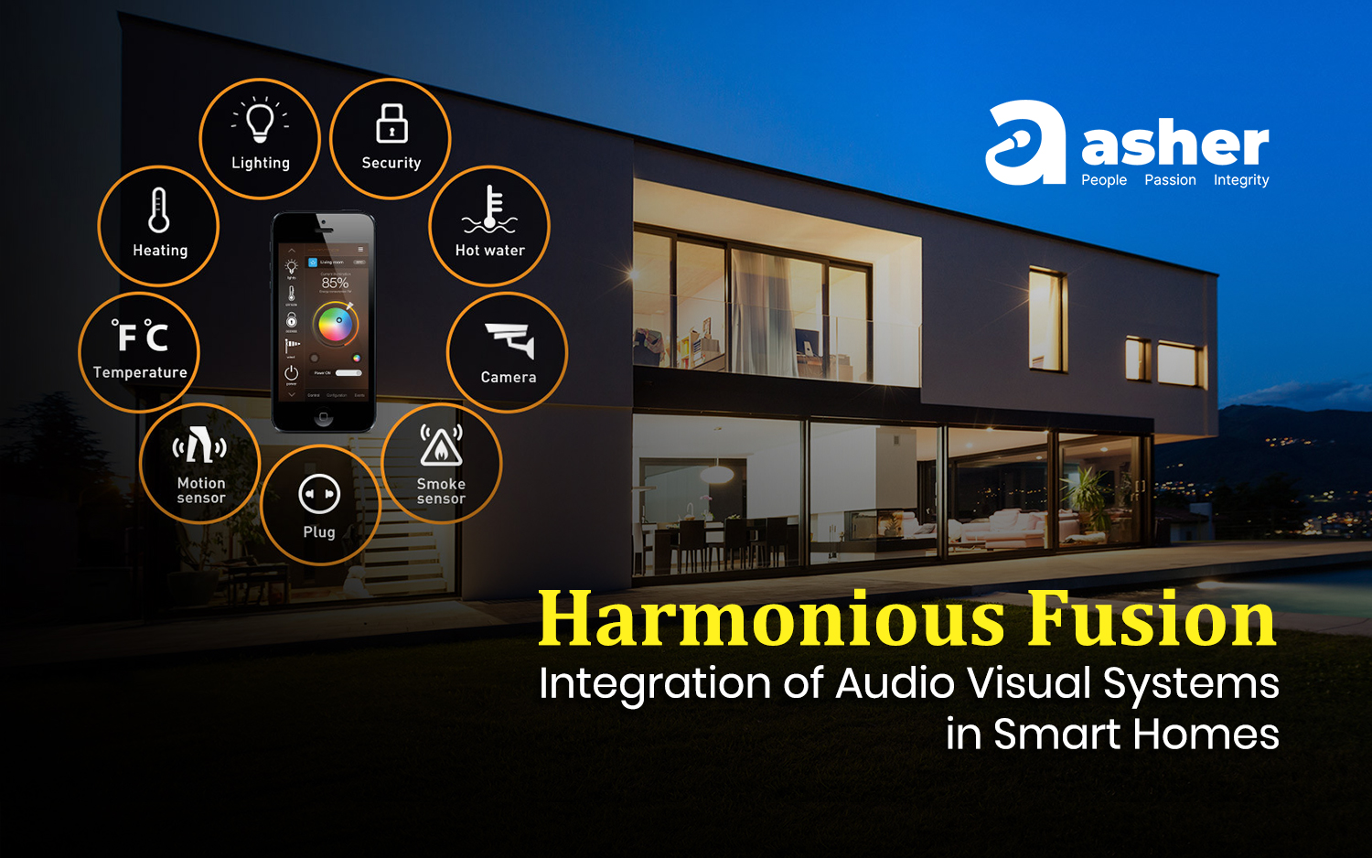 Integration of Audio Visual Systems in Smart Homes | Asher