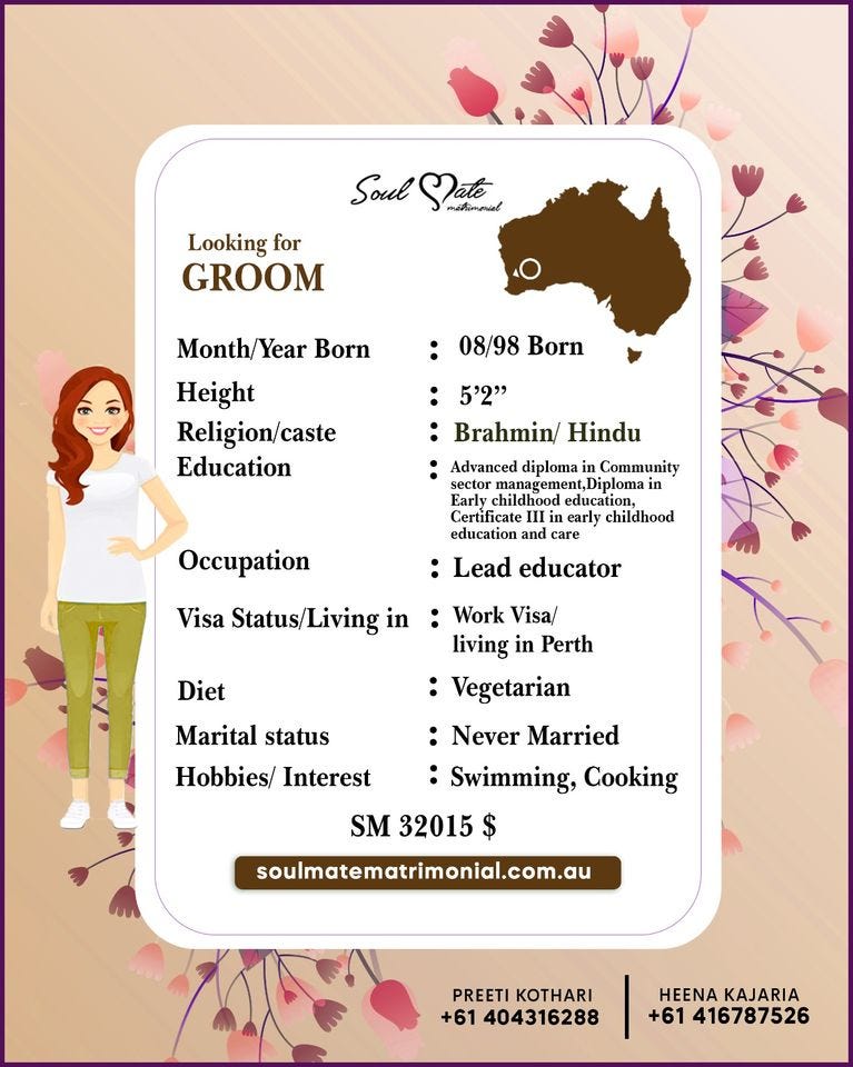Navigating Matrimonial Bliss: Finding Hindu Grooms in Australia with Soulmate Matrimonial Services | by Soulmate Matrimonial | Apr, 2024 | Medium