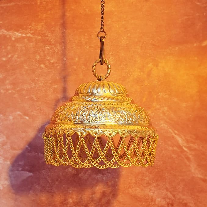 Brass Chatra Chattar for God and Temple with Attached Hook for Home & Puja Room » Puja N Pujari - Book Pandit for Puja, Astrologer & Temple Services Online