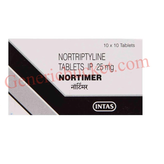 Nortimer 25mg Tablet | Nortriptyline 25mg | USA Fast Delivery