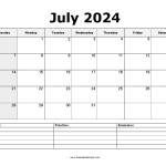 July Calendar Profile Picture