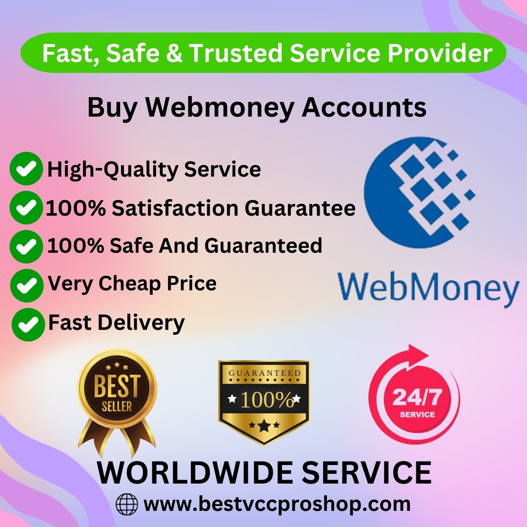 Buy Webmoney Accounts - Bestvccproshop
