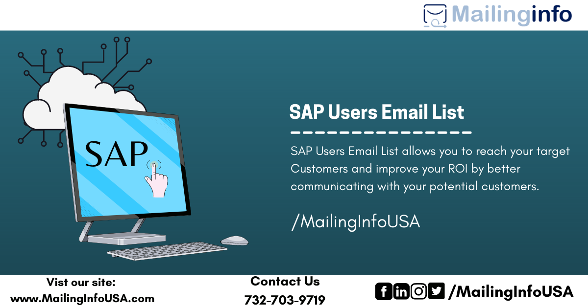 SAP Users Email List | Sap Users Mailing List | MailingInfoUSA