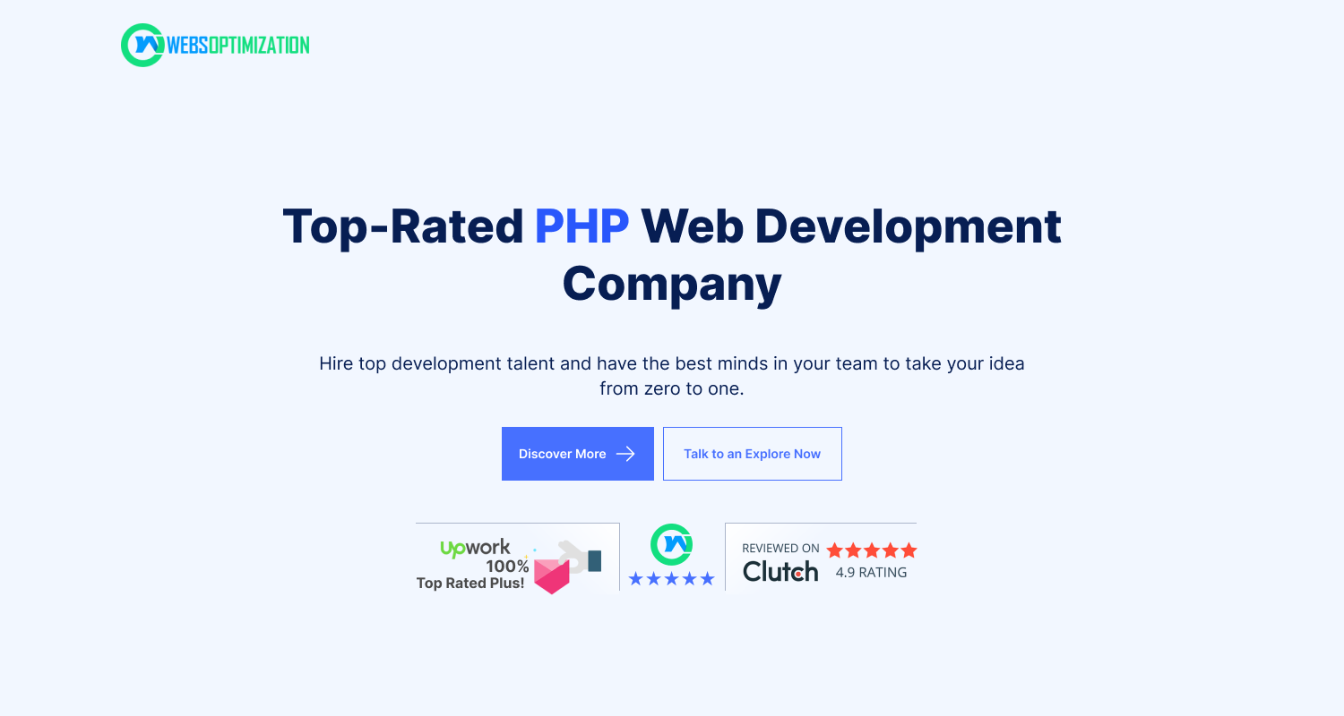 Custom PHP Website Development Company in India | PHP Web Service