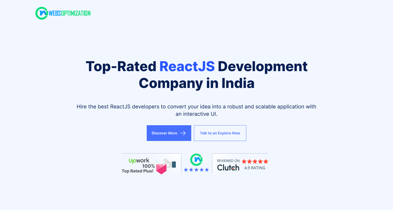React Development Company in India | ReactJS Development Services