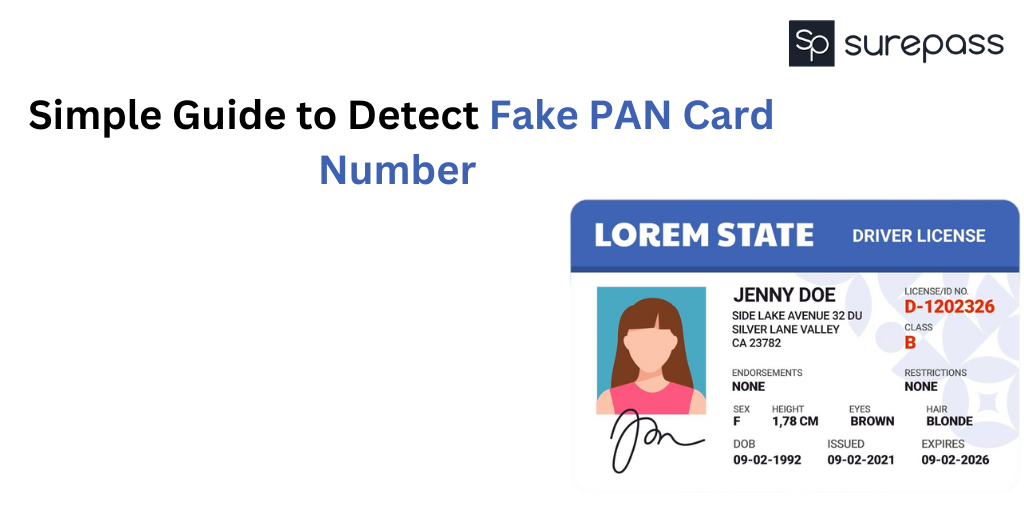 Simple Guide to Detect Fake PAN Card Number - SurePass