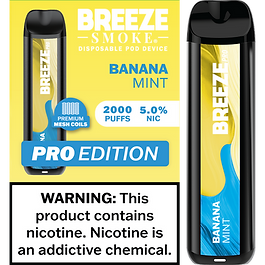 Breeze Pro 2000 Puffs Disposable Vapes | All Flavors Available