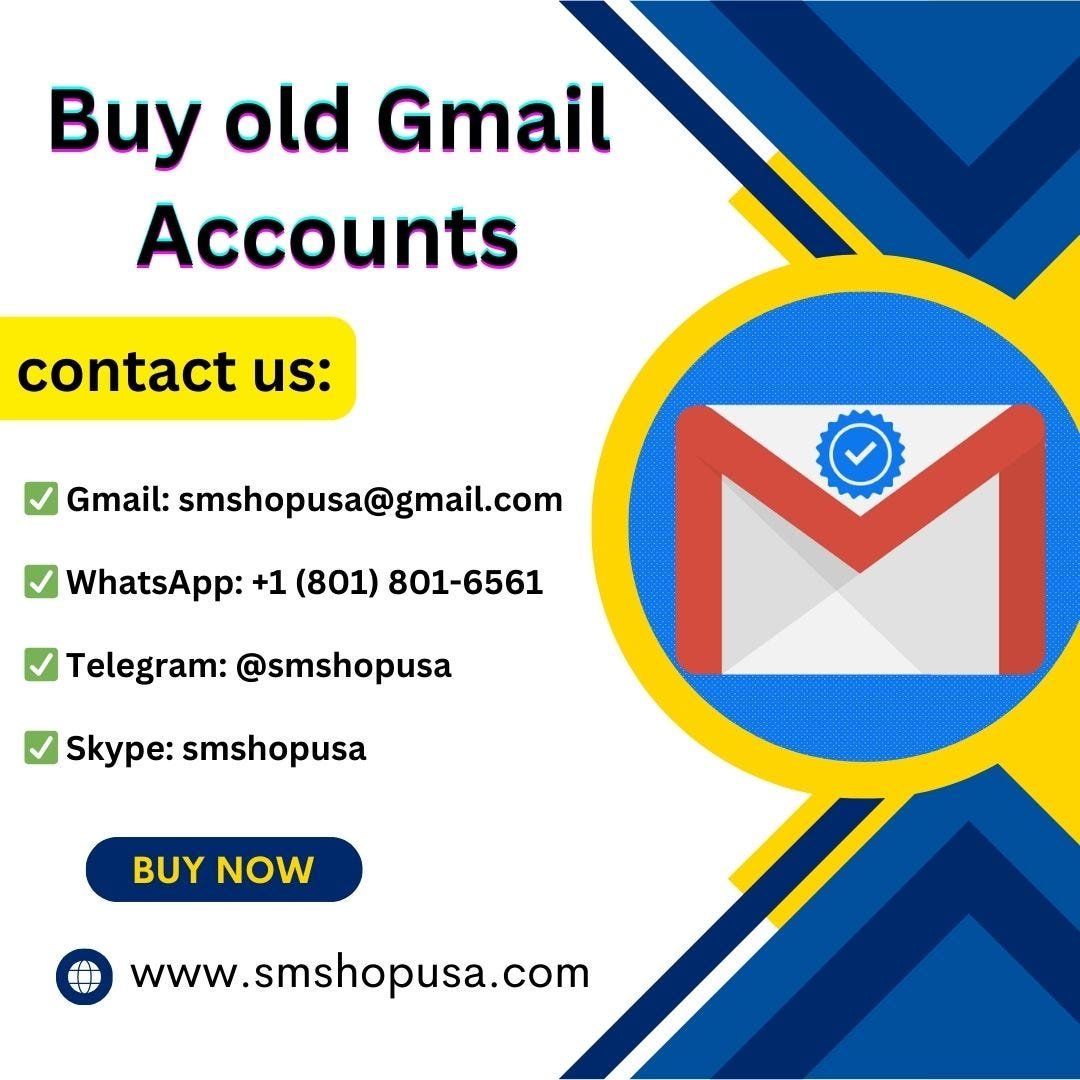 Buy Old Gmail Accounts. In today’s digital landscape, Gmail… | by Adrienne Brant | Nov, 2024 | Medium