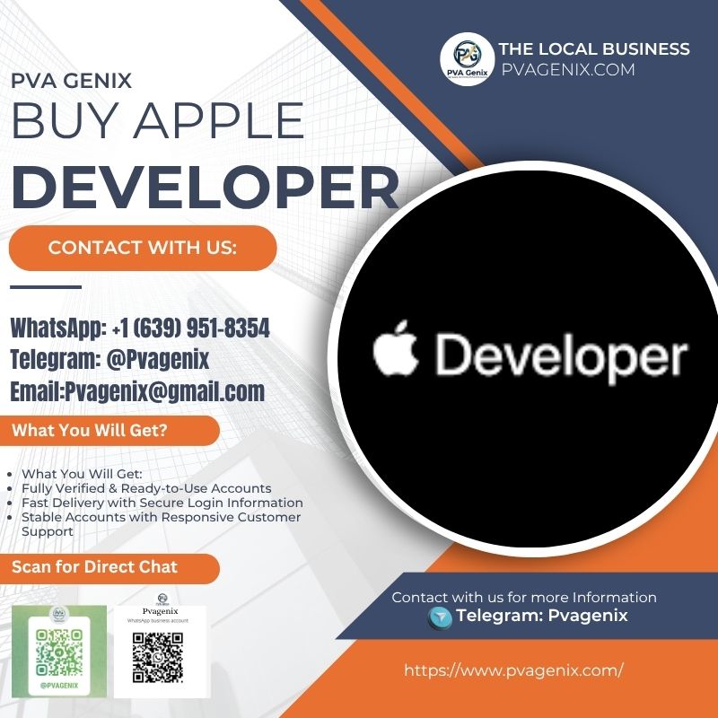 Buy Apple Developer Accounts | Verified & Ready-to-Use