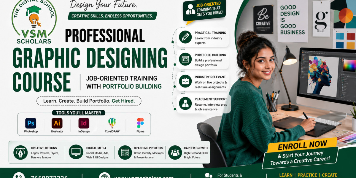 Professional Graphic Designing Course | Job-Oriented Training with Portfolio Building