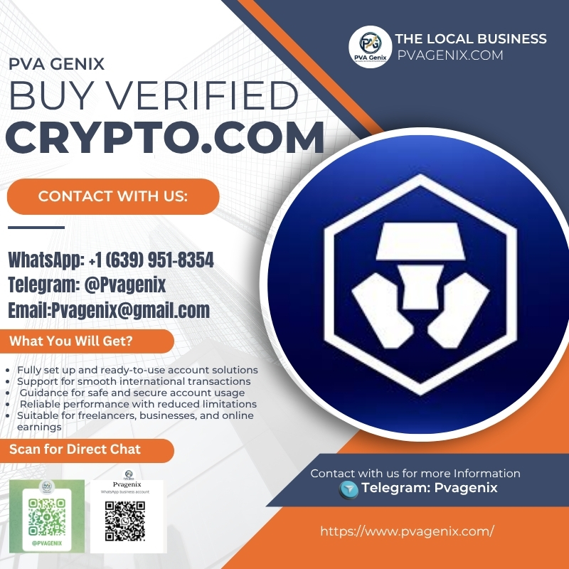 Buy Verified Crypto.com Account for Secure Crypto Trading