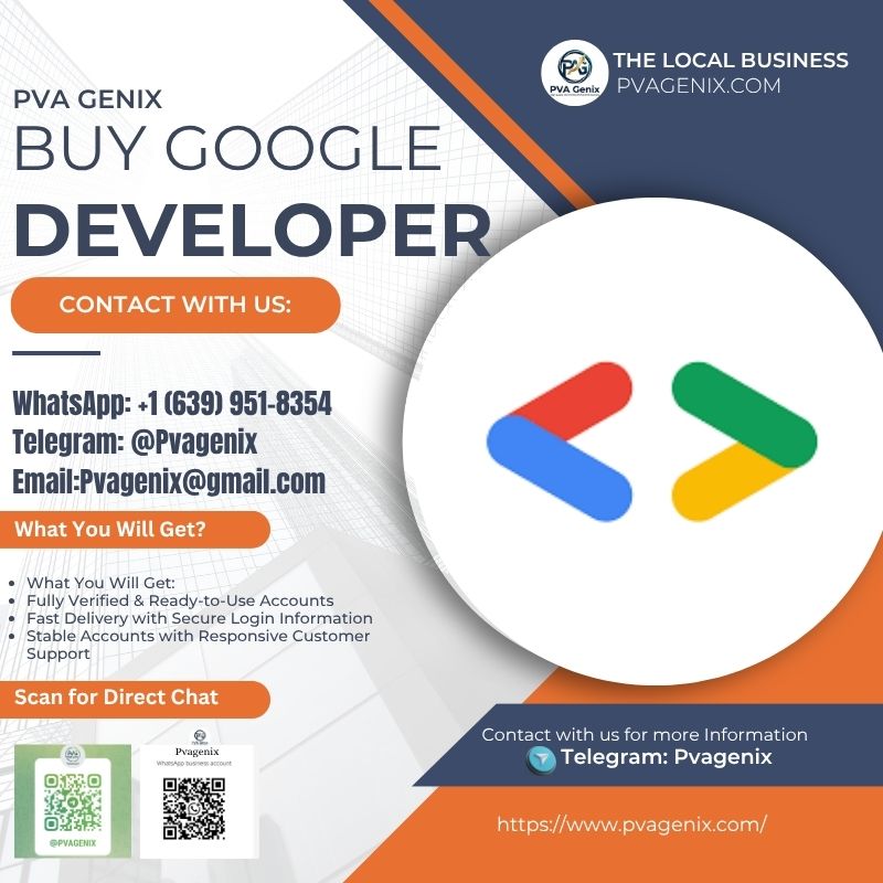 Buy Google Developer Accounts | Verified & Ready-to-Use
