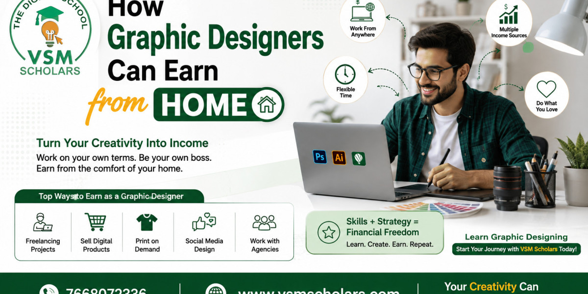 How Graphic Designers Can Earn from Home