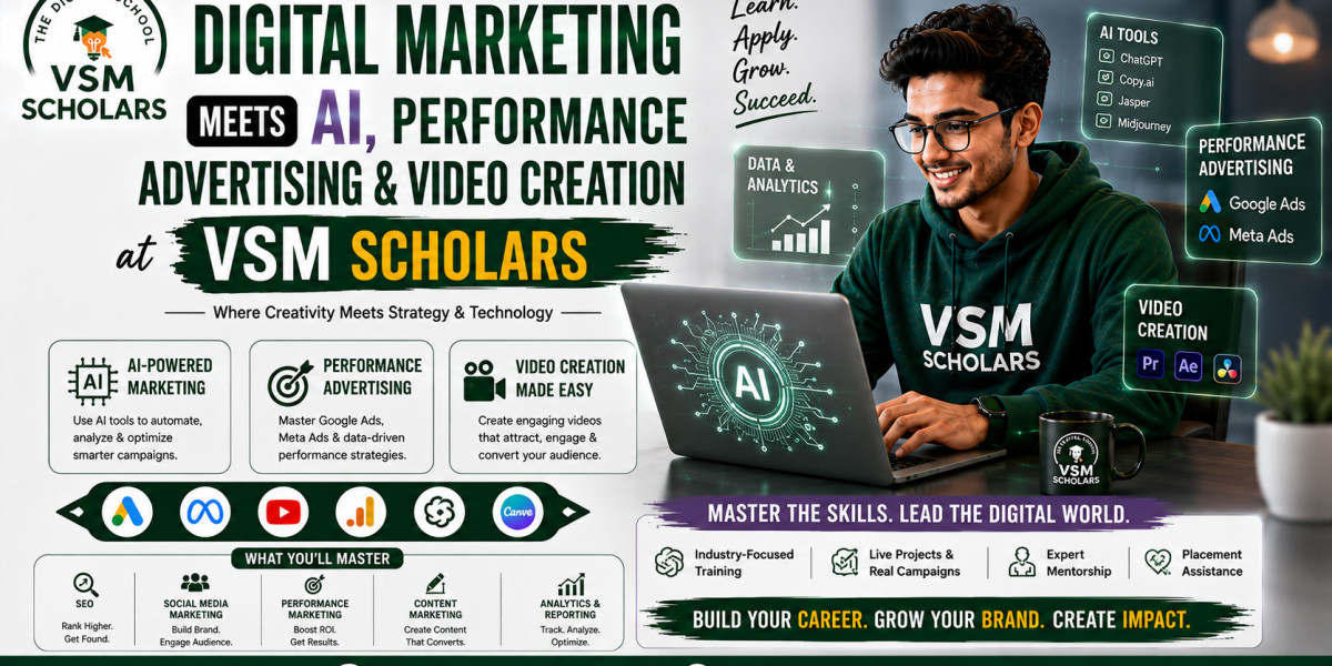 Digital Marketing Meets AI, Performance Advertising & Video Creation at VSM Scholars