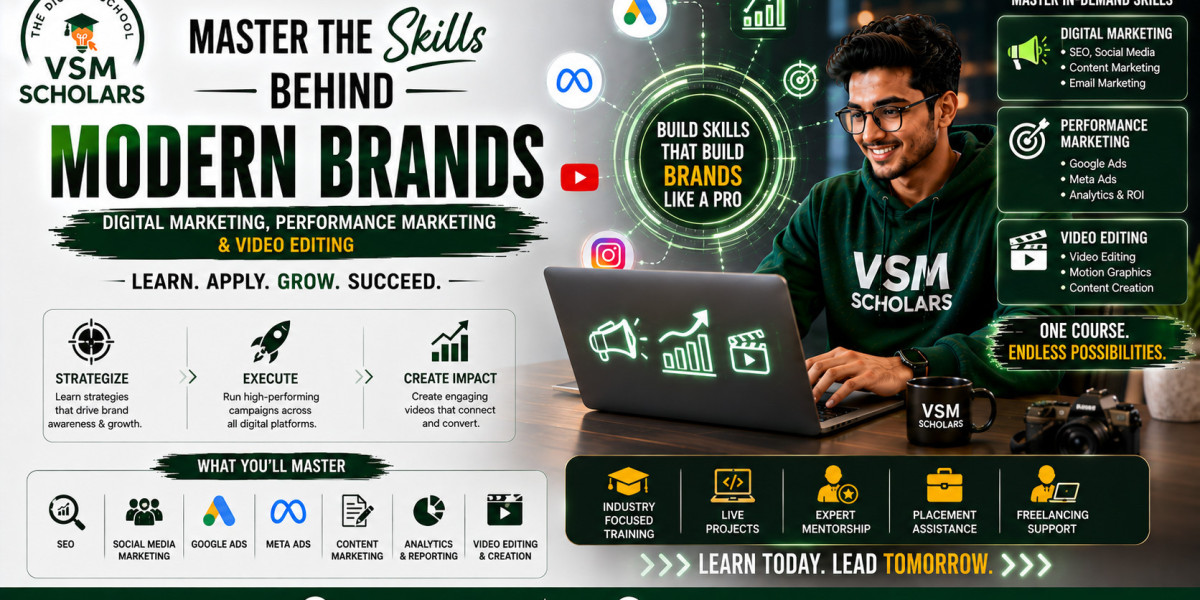 Master the Skills Behind Modern Brands – Digital Marketing, Performance Marketing & Video Editing