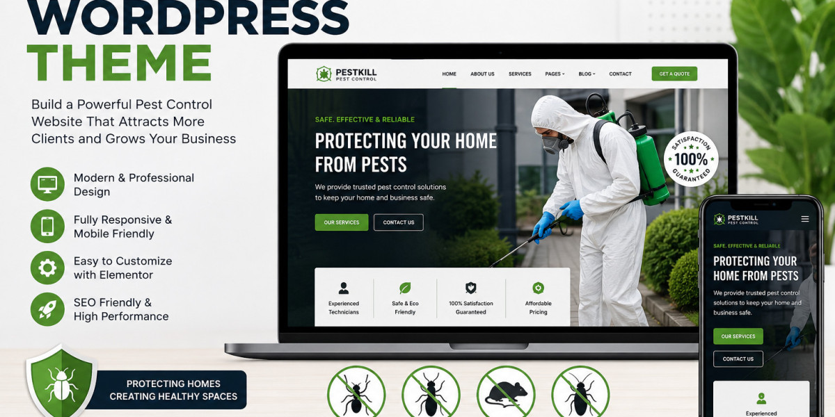 Pest Control WordPress Theme for Creating Clearer Service Information