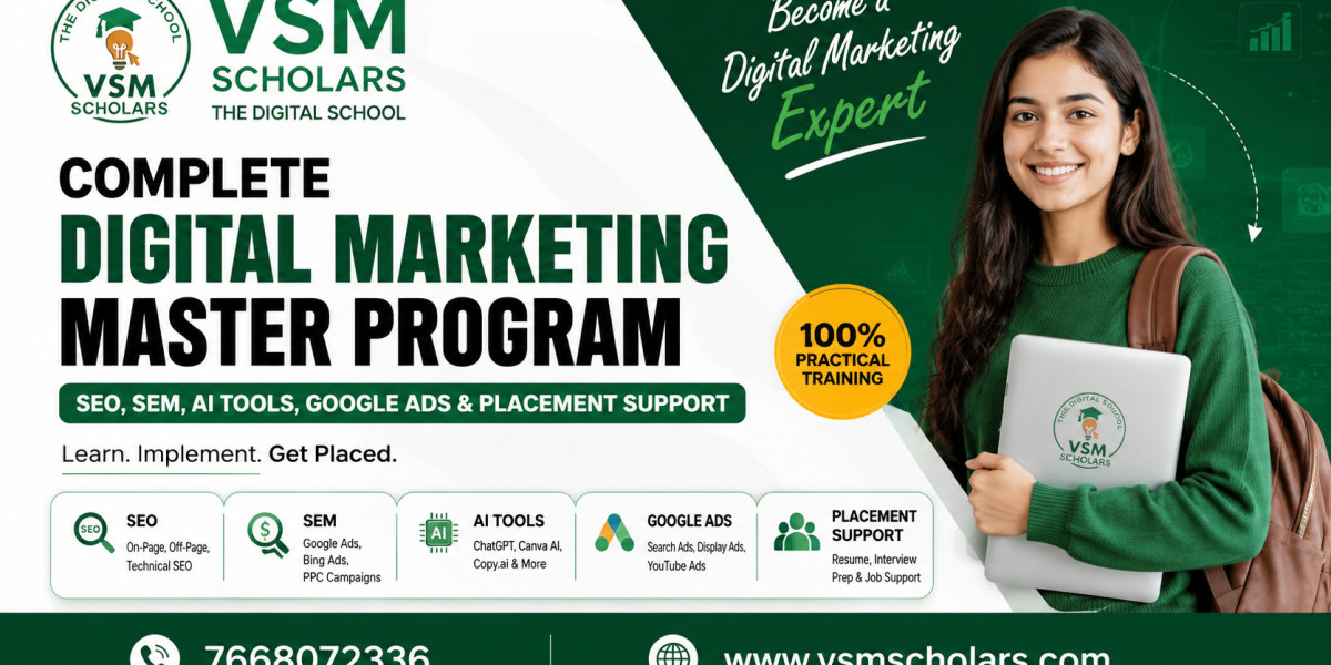 Complete Digital Marketing Master Program | SEO, SEM, AI Tools, Google Ads & Placement Support