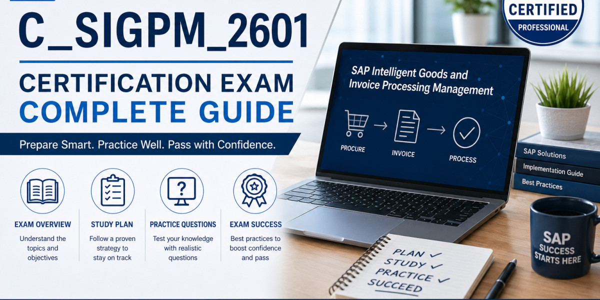 C_SIGPM_2601 Certification Exam Guide: A Complete Preparation Strategy for SAP Success