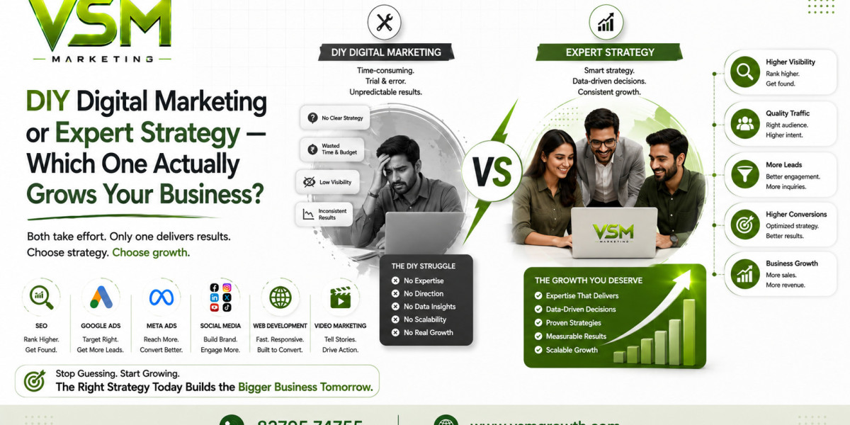 DIY Digital Marketing or Expert Strategy — Which One Actually Grows Your Business?