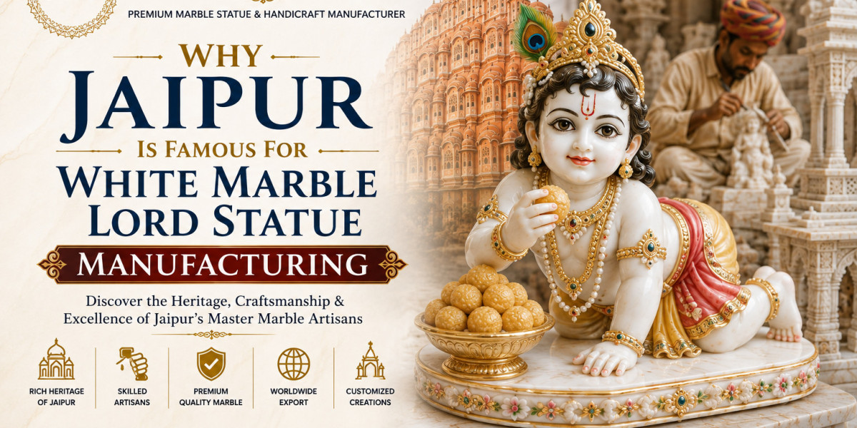 Why Jaipur is Famous for White Marble Lord Statue Manufacturing
