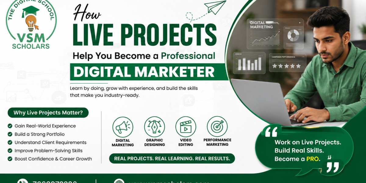 How Live Projects Help You Become a Professional Digital Marketer