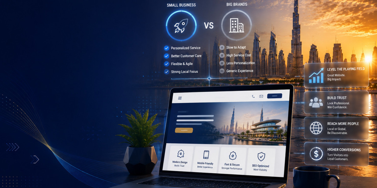 How a Professional Website Helps Small Businesses in Dubai Compete With Bigger Brands