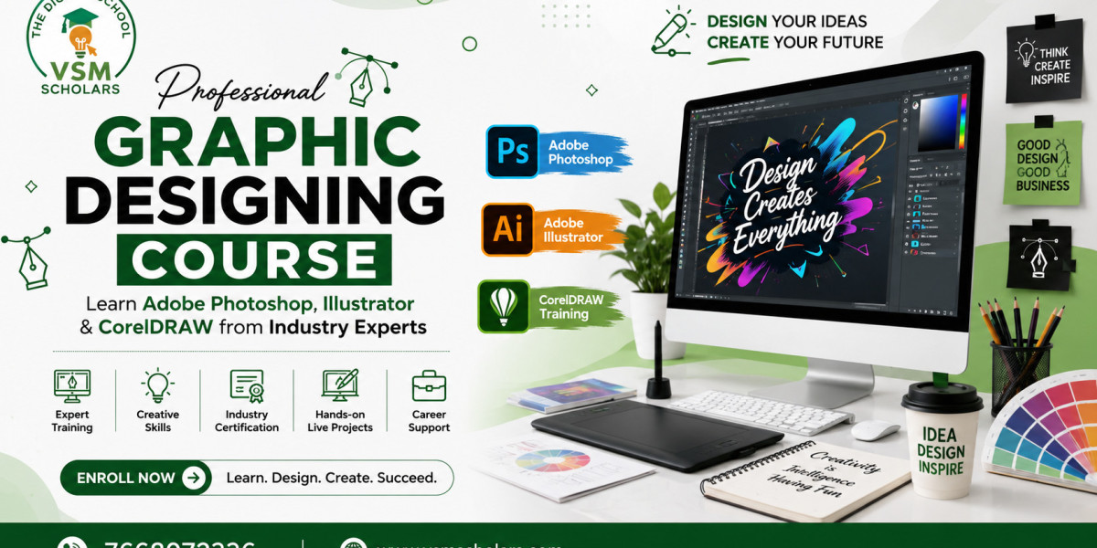 Professional Graphic Designing Course | Learn Adobe Photoshop, Illustrator & CorelDRAW