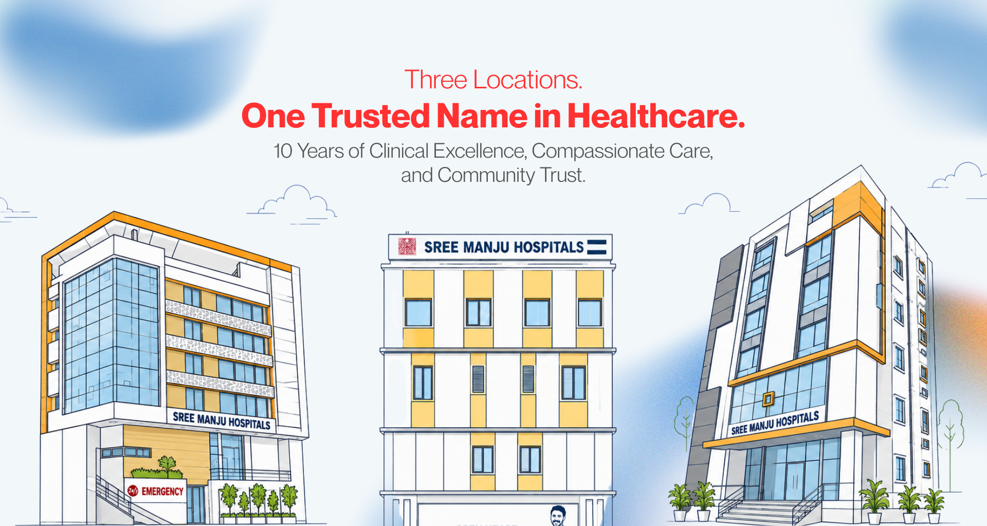 Best Multispeciality Hospital in Hyderabad | Sree Manju Hospitals, KPHB, Moti Nagar, Kondapur