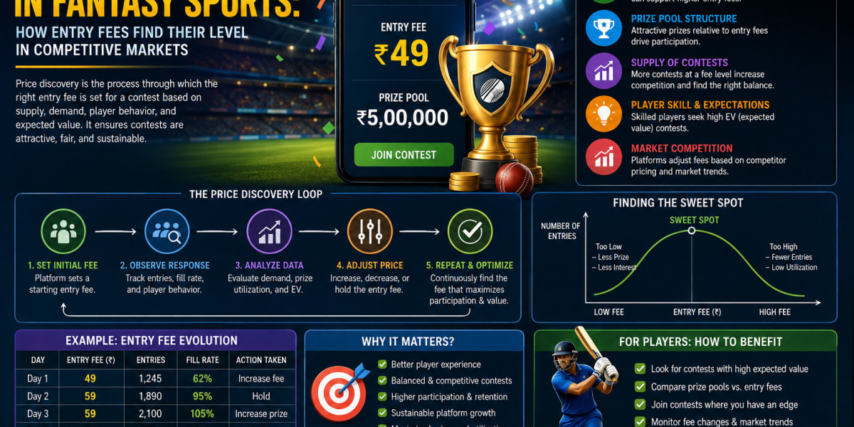 Price Discovery in Fantasy Sports: How Entry Fees Find Their Level in Competitive Markets