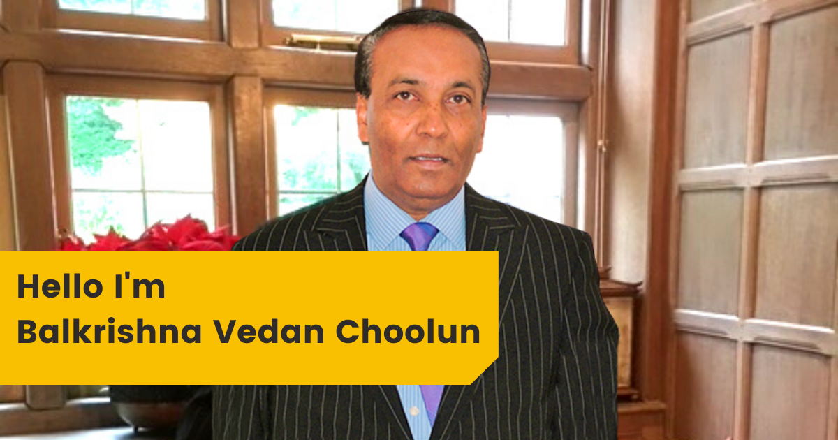 Balkrishna Vedan Choolun | A special adviser to political parties around the world