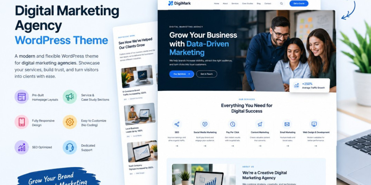 Digital Marketing Agency WordPress Theme Ideas for Presenting Agency Specializations