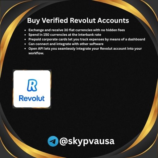 Buy Verified Revolut Accounts -