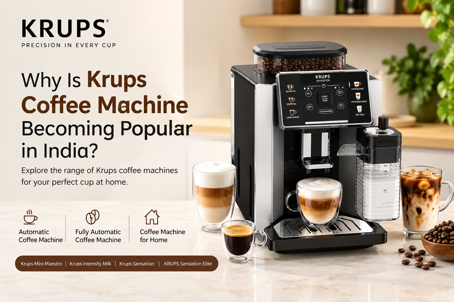 Why Is Krups Coffee Machine Becoming Popular in India? – Latteholic