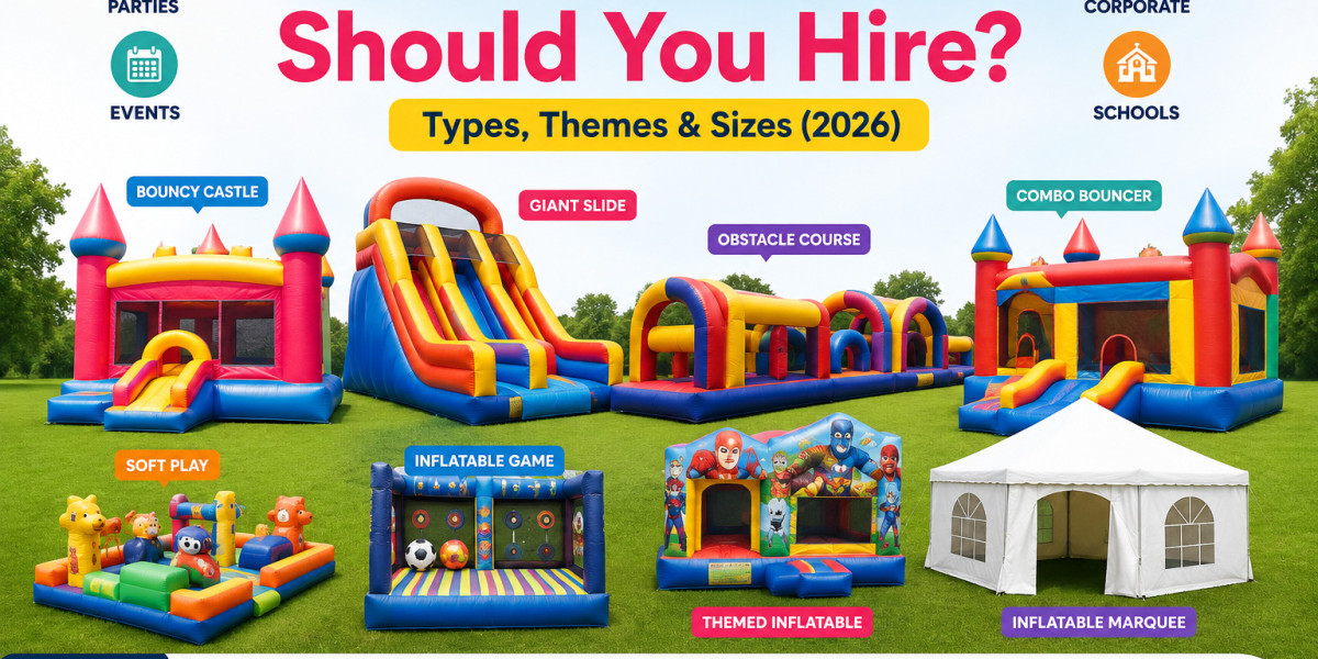 Which Inflatables Should You Hire? Types, Themes & Sizes (2026)