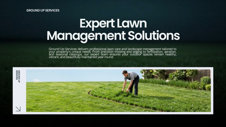 Ground Up Services - Expert Lawn Management Solutions