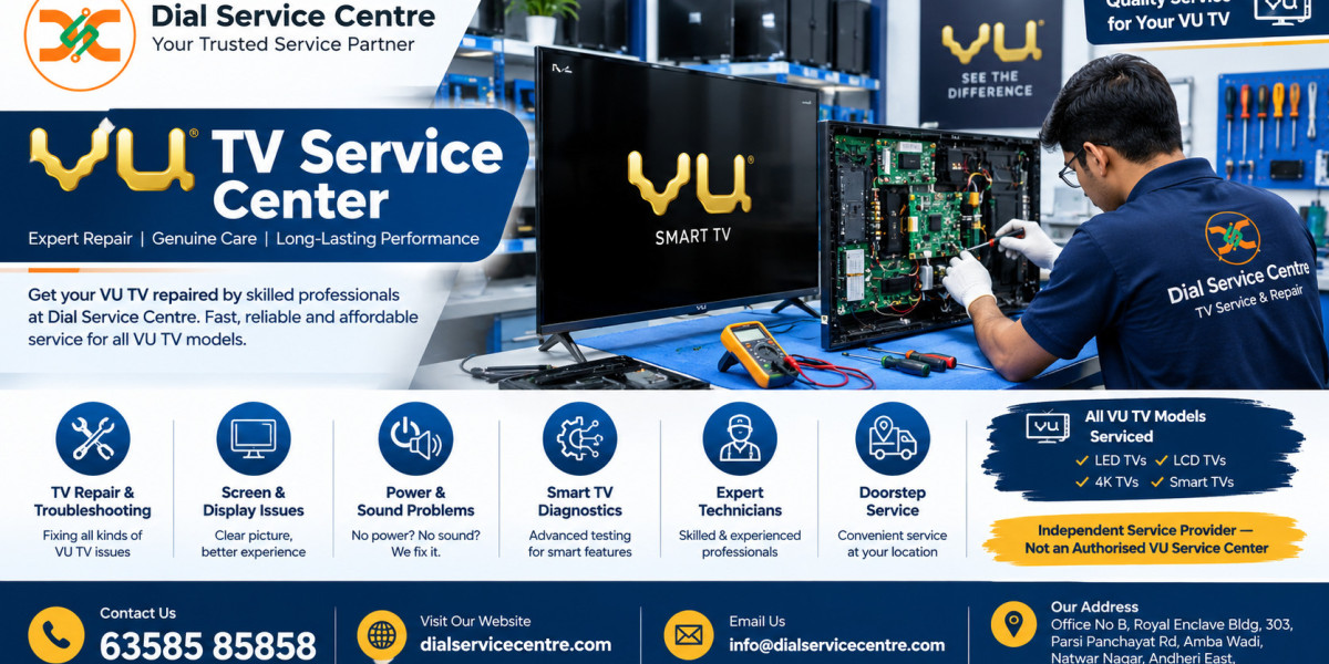 Which Display Issues Can a VU TV Service Center Repair?