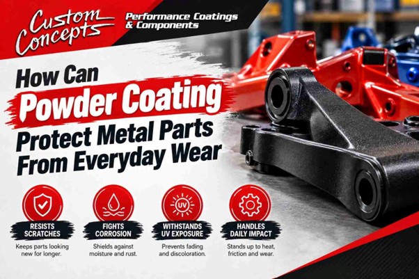 How Powder Coating Protects Metal Parts From Everyday Wear