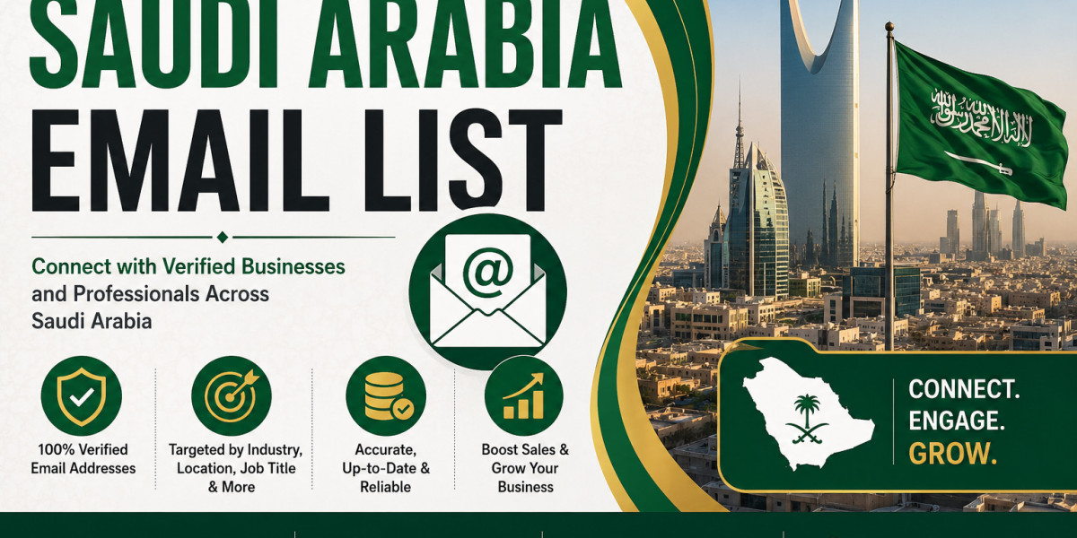 Saudi Arabia Email List: Reach the Right B2B Prospects and Grow Your Business